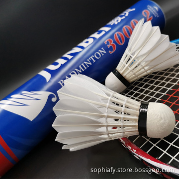 Eco-friendly Duck Feather Level 1 Natural cork Badminton
